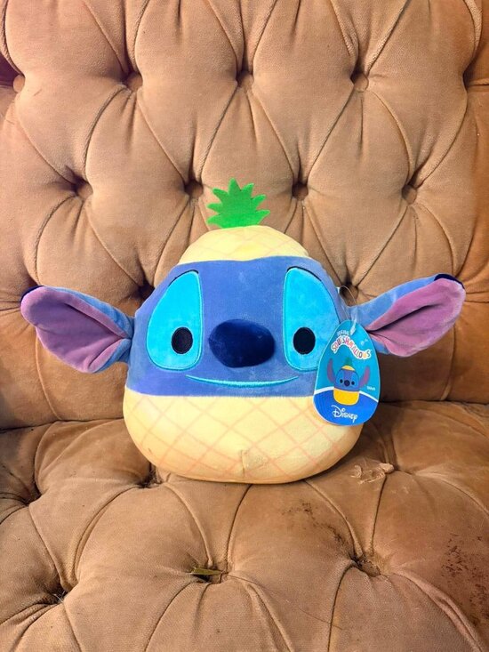 Disney Other - Disney Stitch Pineapple Squishmallows Plush | Original Kellytoy | Approx. 12"